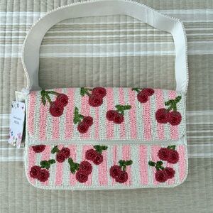 Viral Cherry Beaded Bag
